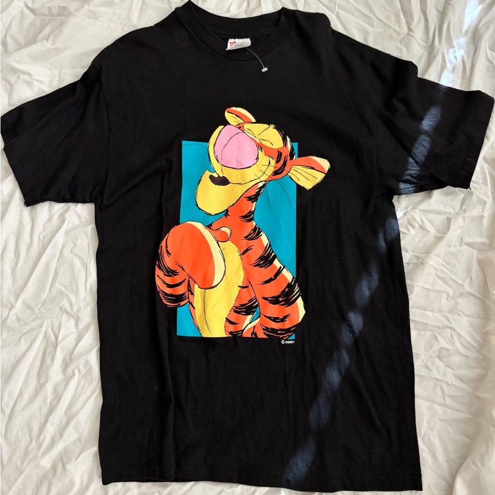 Vintage Disney Tigger graphic shirt black size L new